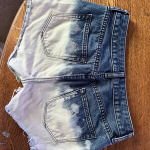 GAP Blue and White Jean Shorts for Casual Style